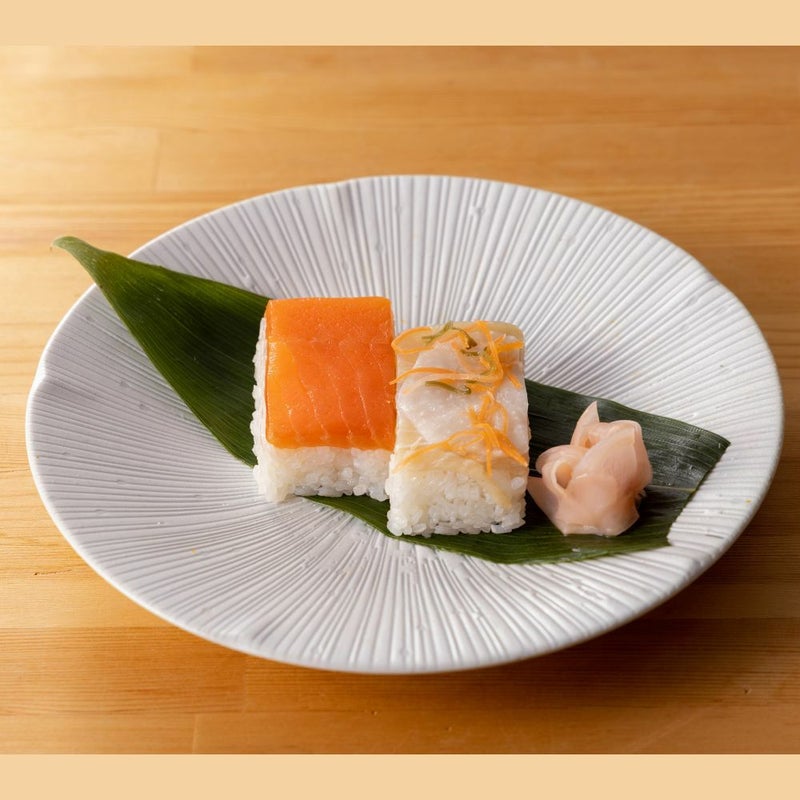 Rejyu（レジュウ）のますとぶりがお皿に盛りつけられているイメージ写真です。食べたい分だけ解凍して食べることができます。