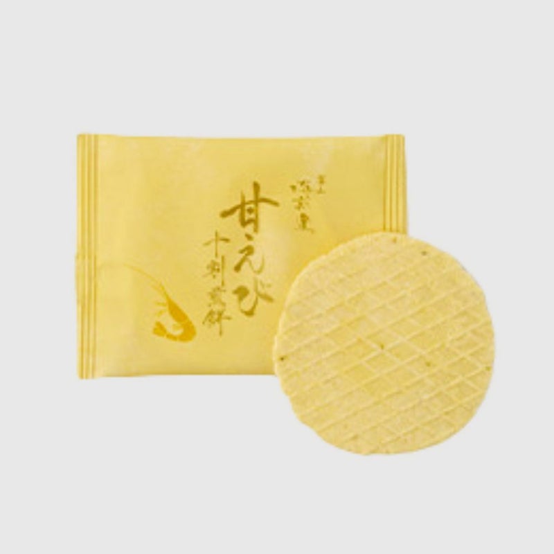 甘えび十割煎餅の商品画像です。